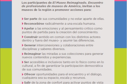 Manifiesto 2015 El Museo Reimaginado