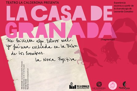 Obra teatral ‘La casa de Granada’ en Parque por la Paz Villa Grimaldi
